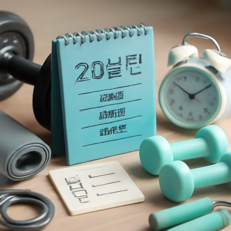 퇴근 후 20분 홈트로 건강 지키기