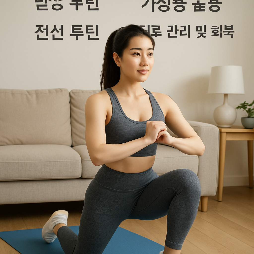 퇴근 후 20분 홈트
