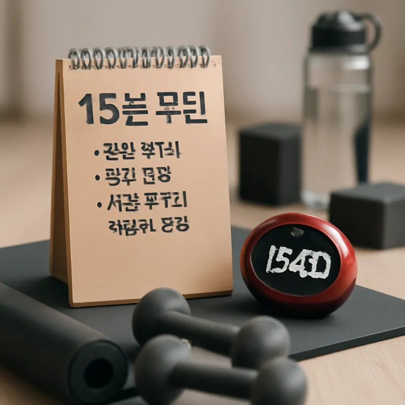 퇴근 후 15분 홈트